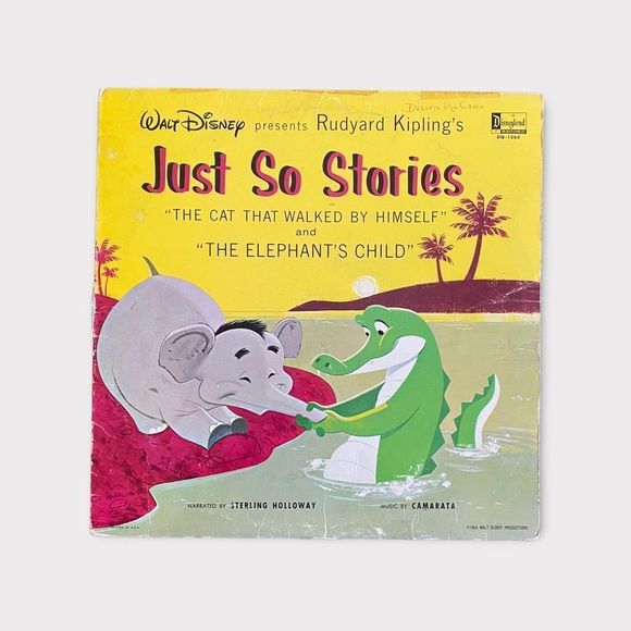 VINTAGE Disney Vinyl - Just So Stories - Picture 1 of 5